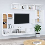  Zidni TV ormarić bijeli od konstruiranog drva | shoptok.hr