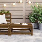 Vrtni tabure 70x70x30 cm smeđa boja meda od masivne borovine | shoptok.hr