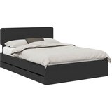  Krevetna konstrukcija Crna 150 x 200 cm Konstrukcijsko drvo | shoptok.hr