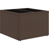 vidaXL set od 7 komada kauča za vrt s jastučićima smeđi poli ratan | shoptok.hr