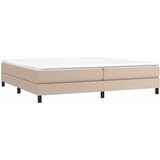  box spring s madracem cappuccino 200x200cm umjetna koža | shoptok.hr