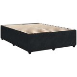 vidaXL Krevet s oprugama i madracem crni 140x200 cm baršunasti | shoptok.hr