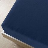 vidaXL Plahte s gumicom od žerseja 2 kom modre 180x200 cm pamučne | shoptok.hr