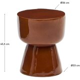 Kave Home Okrugli vrtni stol keramički ø 36 cm Mesquida – | shoptok.hr