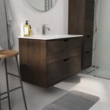  Kupatilski ormarić ispod umivaonika GRIBSKOV 80 cm, braon/hrast | Eponuda.com