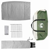  Kamping šator s krovom Zelena 482 x 360 x 227 cm taft | shoptok.hr
