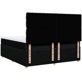  Krevet s oprugama i madracem crni 200x200 cm od tkanine | shoptok.hr