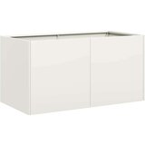 vidaXL Sadilnik Bela 80x40x40 cm Hladno valjano jeklo | Shoptok.si