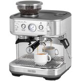 Sencor SES 6010SS Aparat za espresso, grijač šalica, integrirani mlinac za kavu, 15 bara, srebro | shoptok.hr