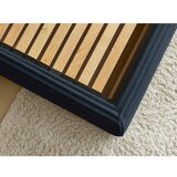 Bobochic Paris Tamno plavi tapecirani bračni krevet s prostorom za odlaganje s podnicom 160x200 cm Jade – | shoptok.hr