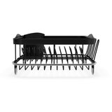 Umbra Crni željezan prilagodljiv ocjeđivač za posuđe 37x29 cm Sinkin – | shoptok.hr