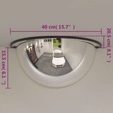  Polukupolasta prometna ogledala 2 kom Ø 40 cm akrilna | shoptok.hr