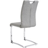 CARRYHOME nihajni stol, kovina, tekstil siva | Shoptok.si