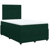  Krevet box spring s madracem tamnozeleni 120x190 cm baršunasti | shoptok.hr