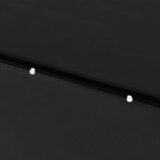 Vrtni suncobran s LED svjetlima i čeličnim stupom 2 x 3 m crni | shoptok.hr