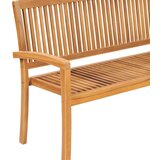  Složiva vrtna klupa s jastukom 159 cm od masovne tikovine | shoptok.hr