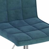  Okretne blagovaonske stolice 2 kom plave baršunaste | shoptok.hr