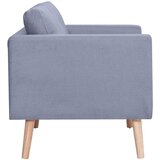  Set dvosjeda i trosjeda od tkanine svijetlosivi | shoptok.hr