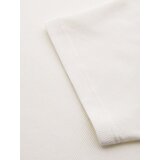 Ombre Men's waffle-textured T-shirt with round neckline - broken white | Shoptok.si