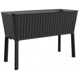 Cvetlični lonci, korita, visoke grede Cvetlični lonec SPLENDOR 120 L – grafit Cene