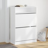vidaXL Omarica za čevlje z 2 predaloma bela 80x34x116 cm Cene