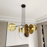  Visilica na sajli MOTIF 4xE27/15W/230V zlatna | Eponuda.com