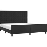  Za krevet s uzglavljem crni 180x200 cm od umjetne kože | shoptok.hr