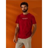 Sinsay Pamučna majica s natpisom Saint-Tropez | shoptok.hr