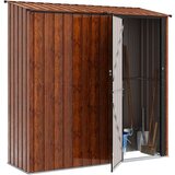  Vrtne hiške Rjava 203,5 x 73 x 200 cm Kovina, (5000143598) | Shoptok.si