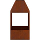  Kamin Rđa 50 x 50 x 100 cm Čelik otporan na vremenske uvjete | shoptok.hr