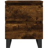  Noćni ormarić boja hrasta 40 x 35 x 50 cm od konstruiranog drva | shoptok.hr