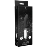 vibrator s krakovima za klitoris u obliku leptira (crni)