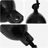  Odbojnici za čamce 2 kom. Ø 16 x 58 cm Crna PVC | shoptok.hr