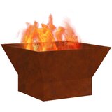  Kamin Smeđa 60 x 60 x 35 cm Čelik otporan na vremenske uvjete | shoptok.hr