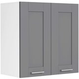 MID.YOU Kuhinjska Zgornja Omarica Colura, Bela, Antracit, Š 60cm | Shoptok.si