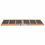  Rampa za pse siva 120 x 30 cm od masivne jelovine | shoptok.hr