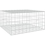  Gabion s žicom debljine 5 mm i mrežom 10x10 cm 100x100x50 cm | shoptok.hr