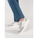 GOODIN Openwork leather sports shoes with a thick sole | Shoptok.si