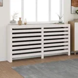 Pokrov za radiator bela 169x19x84 cm trdna borovina, (20769809)