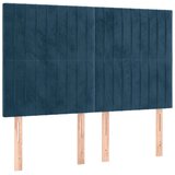  Okvir kreveta bez madraca tamnoplavi 140 x 200 cm baršunasti | shoptok.hr