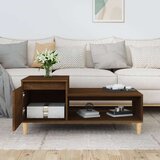  Stolić za kavu boja hrasta 100 x 50 x 45 cm konstruirano drvo | shoptok.hr