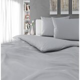 Novel POSTELJNINA TANJA 200/200 cm saten srebrne barve | Shoptok.si