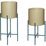 Hübsch Kovinski podstavki za cvetlične lonce v kompletu 2 ks ø 25 cm Airy – Cene
