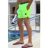 Madmext Men's Neon Yellow Marine Shorts 5087 Cene