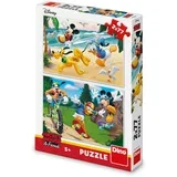 Puzzle Disney Miki sportista 2x77 delova (386129)