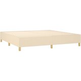  s oprugama i madracem krem 200 x 200 cm od tkanine | shoptok.hr
