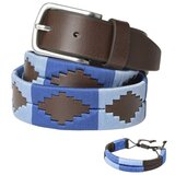 Pelpe Pasovi POLO Azul Cinturón argentino FBM Azul Modra Cene