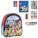 Cerda Ranac dečji sa setom za bojenje pk5 Paw Patrol 2700001591 crveno-plavi Cene