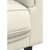  2-dijelni set sofa s jastucima krem baršunasti | shoptok.hr
