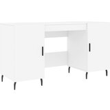 Maison Chic Pisalna miza - pisarniška miza - Računalniška miza bela 140x50x75 cm inženirski les, (21785291) Cene